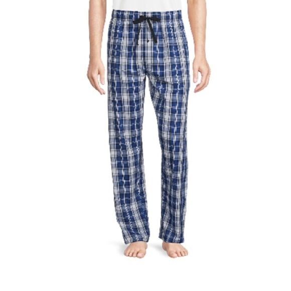 Mens Hanes Woven Stretch Lounge Pajama Pants Size L - Picture 2 of 5